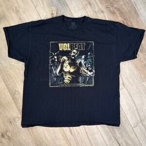 Volbeat Tour Shirt Black 2016 North American Let's Boogie Mens 2XL